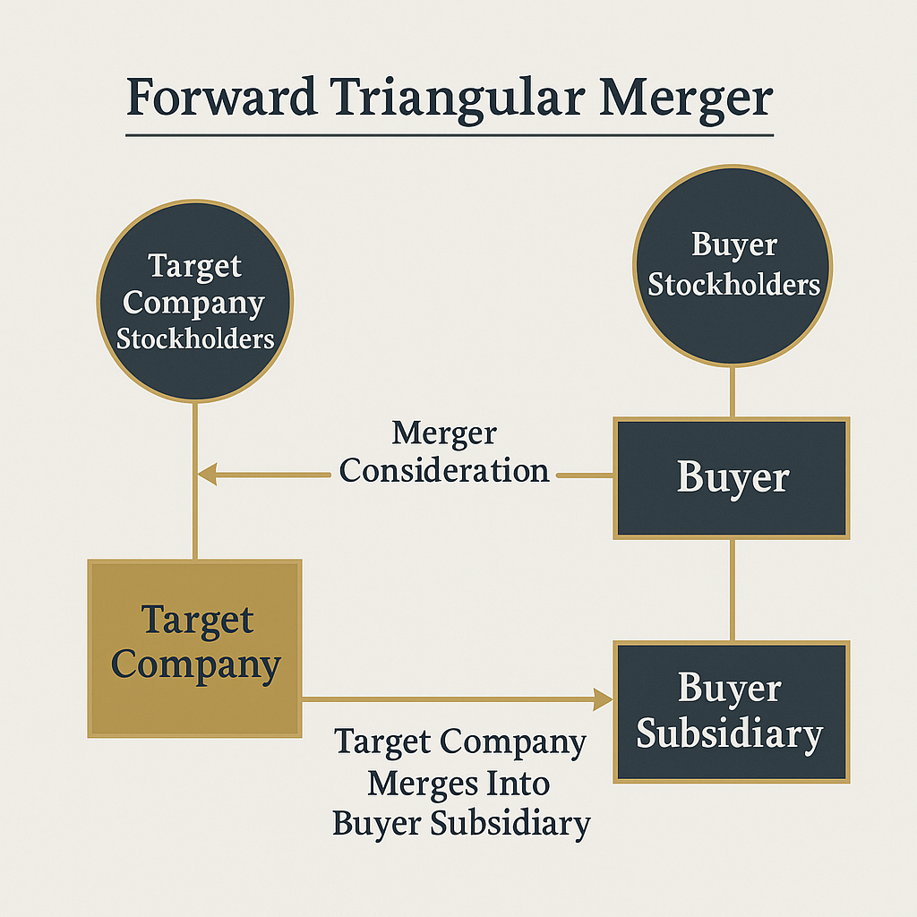 Forward Triangular Merger Diagram