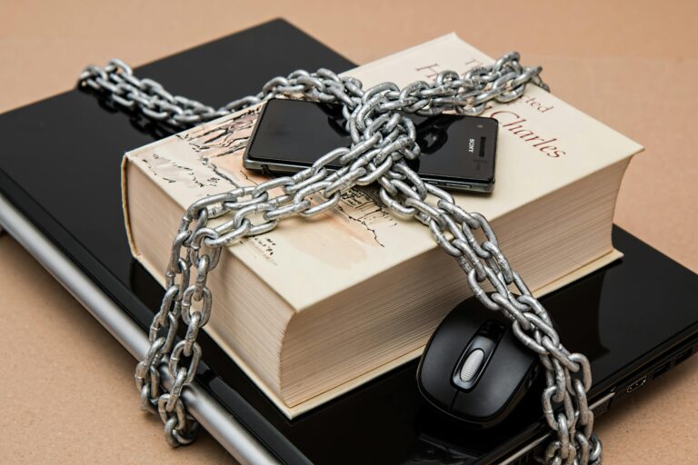 Trade secrets corporate documents chained and locked intellectual property