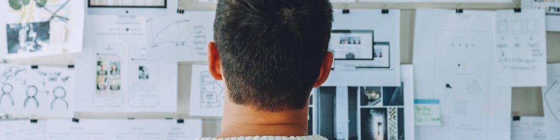 Startup founder planning business strategy