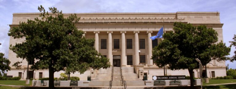 The Oklahoma Judicial Center is the headquarters of the Oklahoma Supreme Court, the Oklahoma Court of Criminal Appeals, and the Judiciary of Oklahoma.