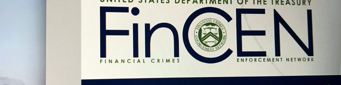 Website of The Financial Crimes Enforcement Network is a bureau of the United States Department of the Treasury