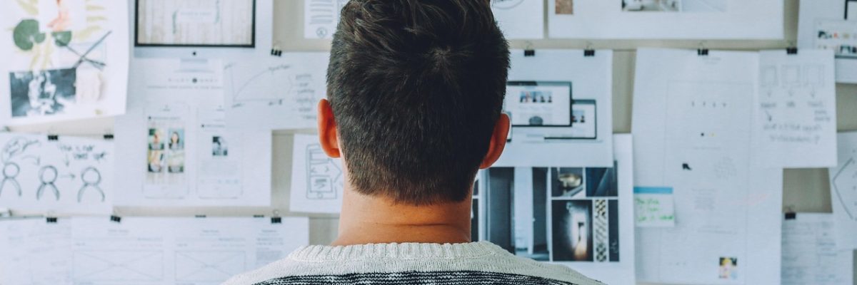 Startup founder planning business strategy